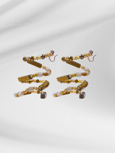 PRE- ORDER: Transformable Helix Earrings –Gold