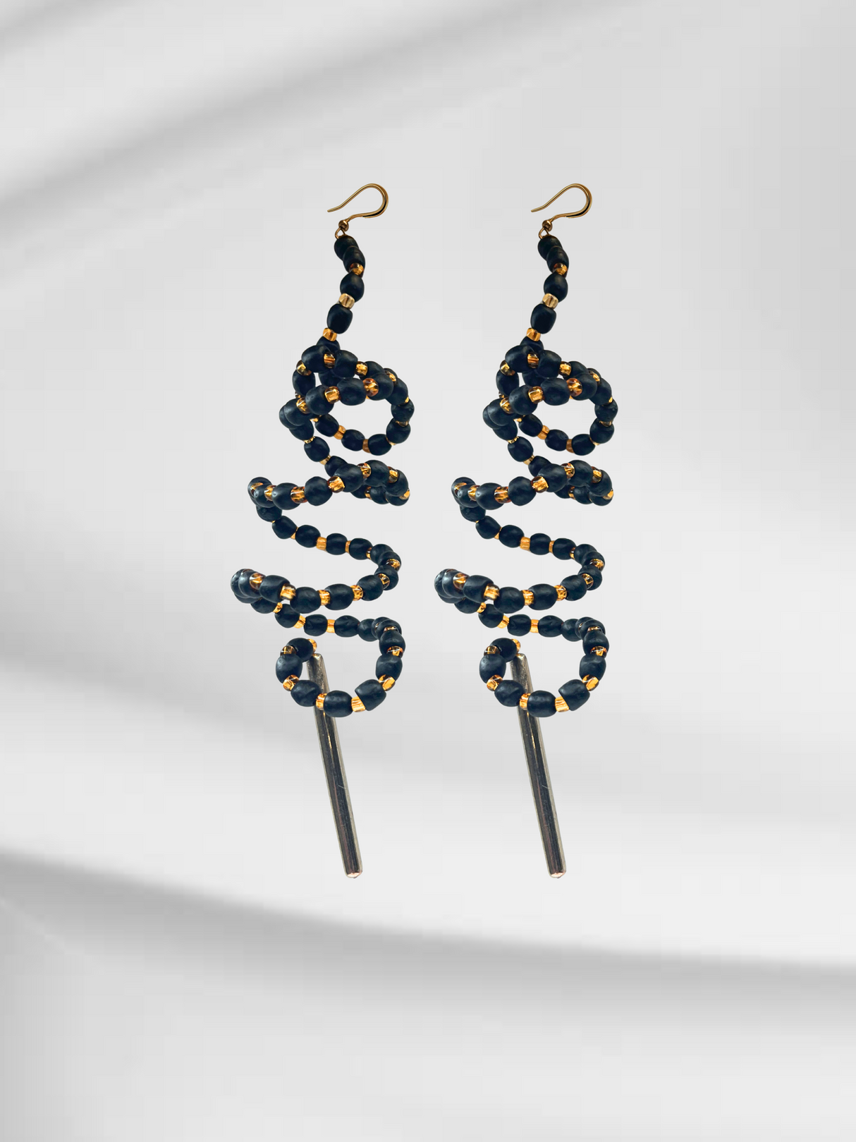 PRE- ORDER: Transformable Helix Earrings –Black