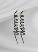 PRE- ORDER: Transformable Helix Earrings –Black