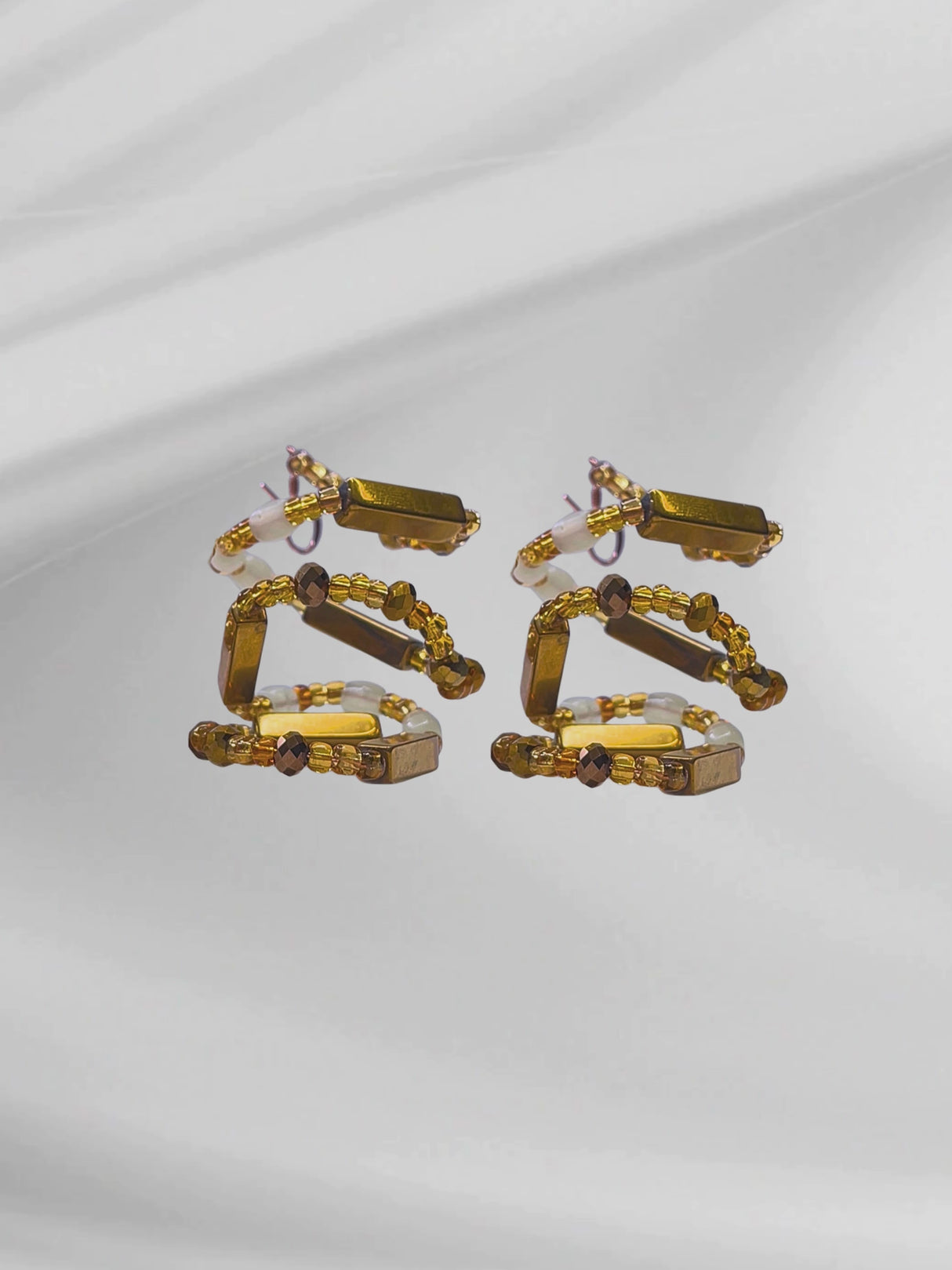PRE- ORDER: Transformable Helix Earrings –Gold